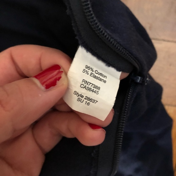 Navy Jcrew Winnie Pant Sz 00 - Picture 7 of 8